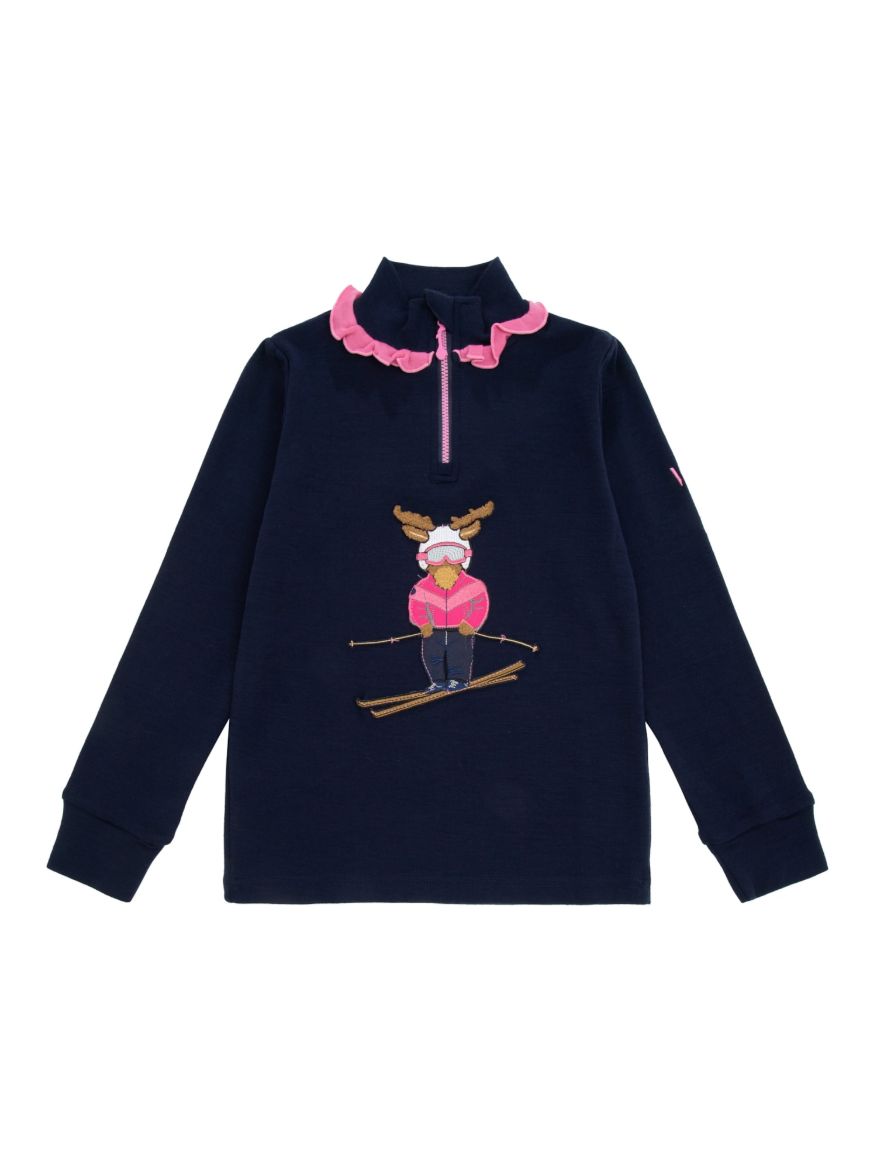 Bilde av WoolLand Høvringen top girl Blå